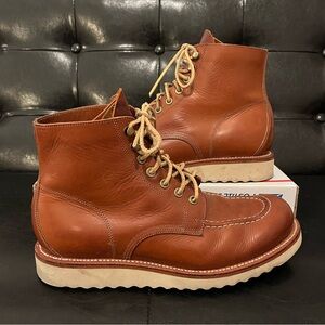 Grant Stone Brass Boot Saddle‎ Tan Sz 9E